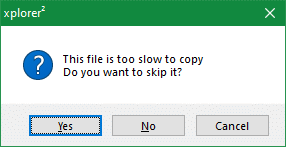 skip slow file